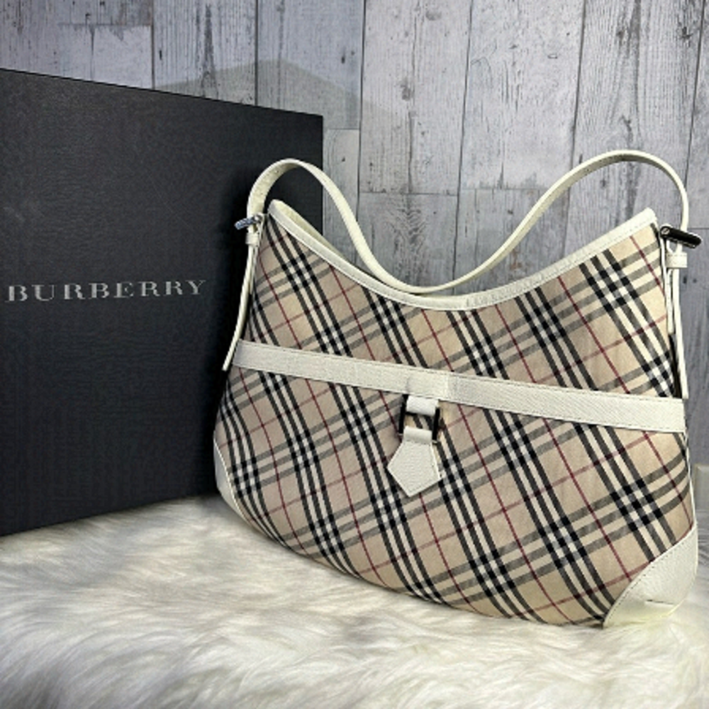 BURBERRY classic plaid shoulder bag